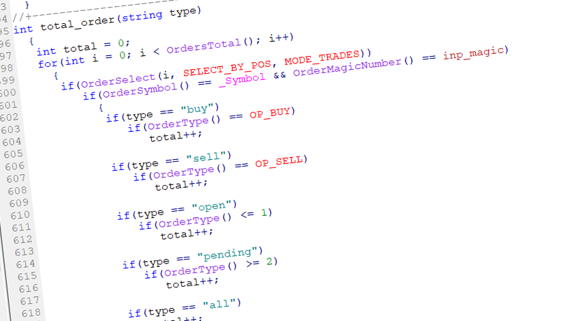 تصویر کد mql